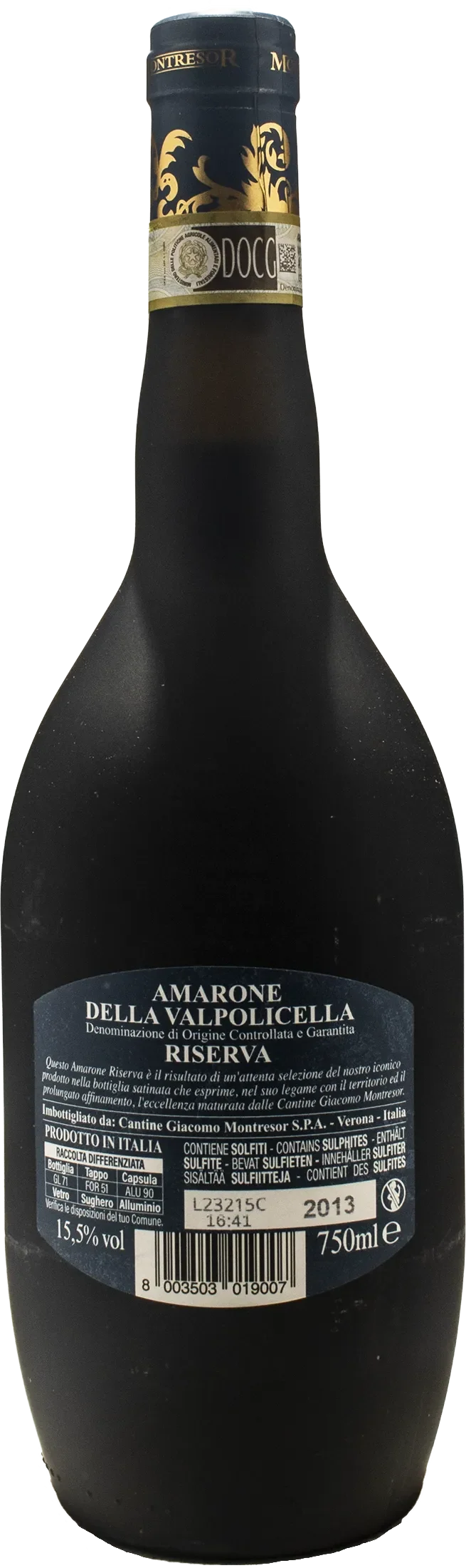 Montresor Amarone della Valpolicella Riserva 2013
