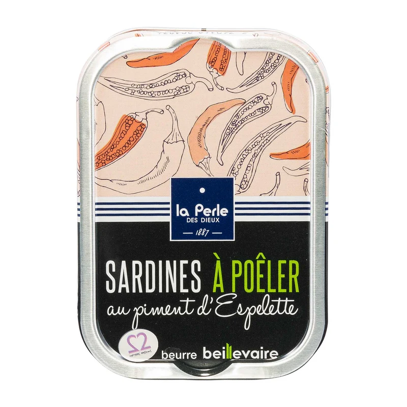 Sardinen zum Braten Piment d'Espelette