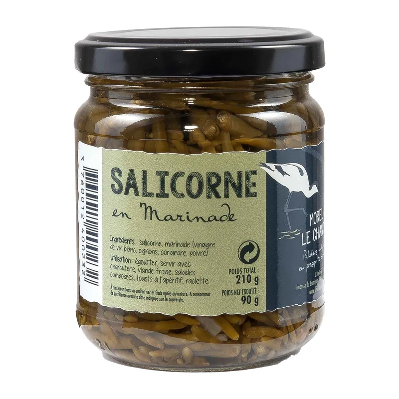 Meeresspargel (Queller) im Glas – Salicorne