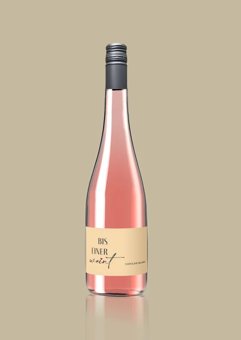 Caroline Helming | Bis einer weint | Muskat-Trollinger Rosé ** QbA | Ab 6 Flaschen versandkostenfrei