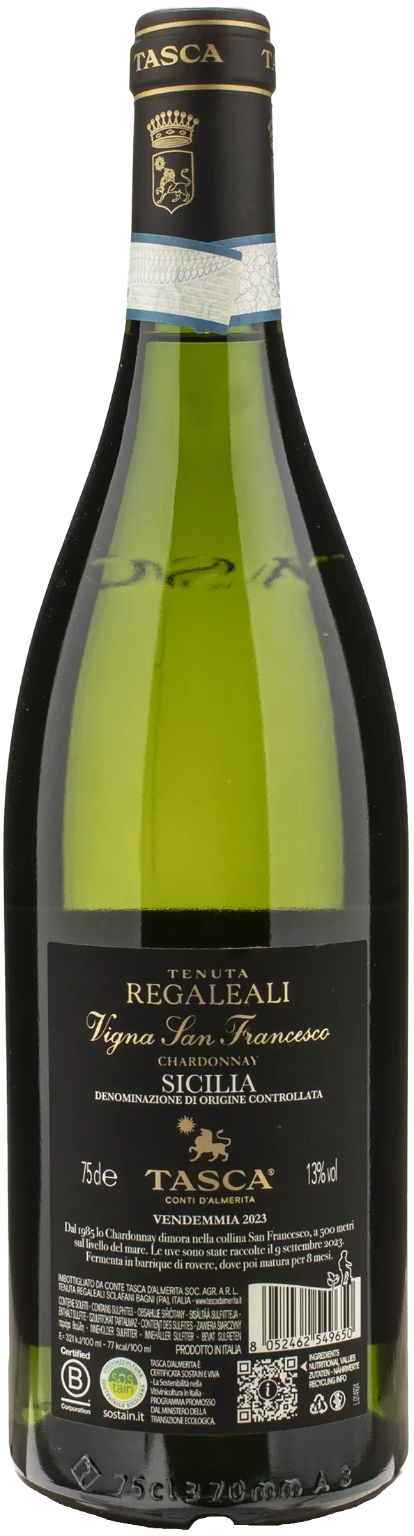 Tenuta Regaleali Chardonnay Vigna San Francesco 2023