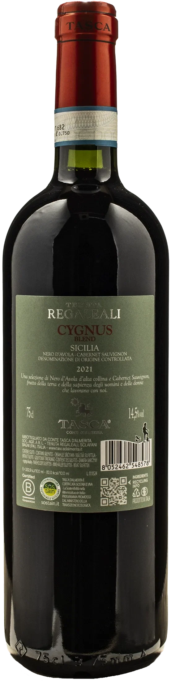 Tenuta Regaleali Cygnus Blend 2021