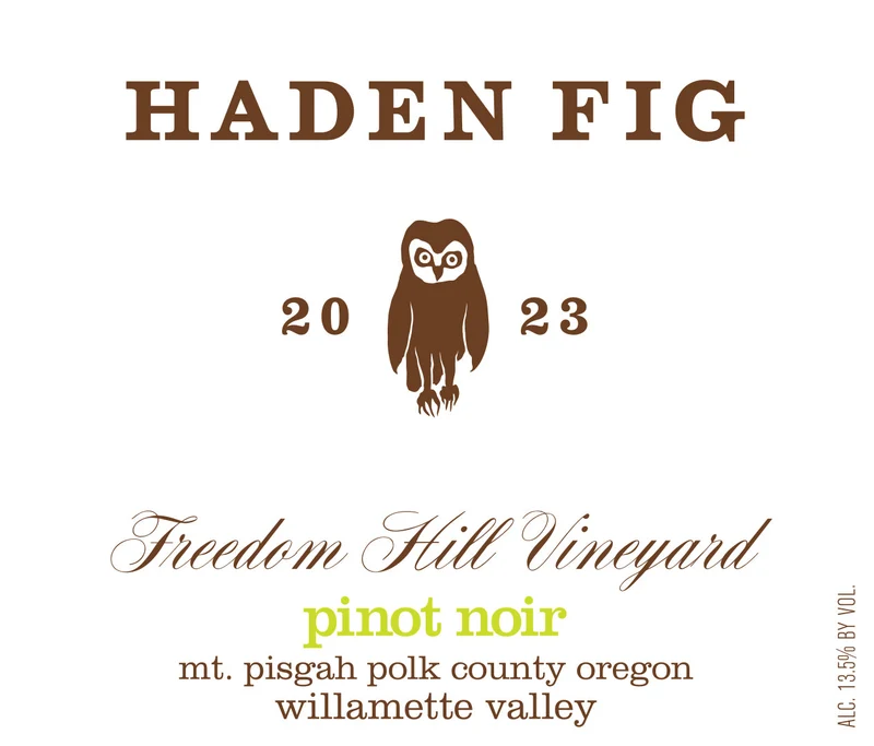 Haden Fig, Freedom Hill Pinot Noir, 2023