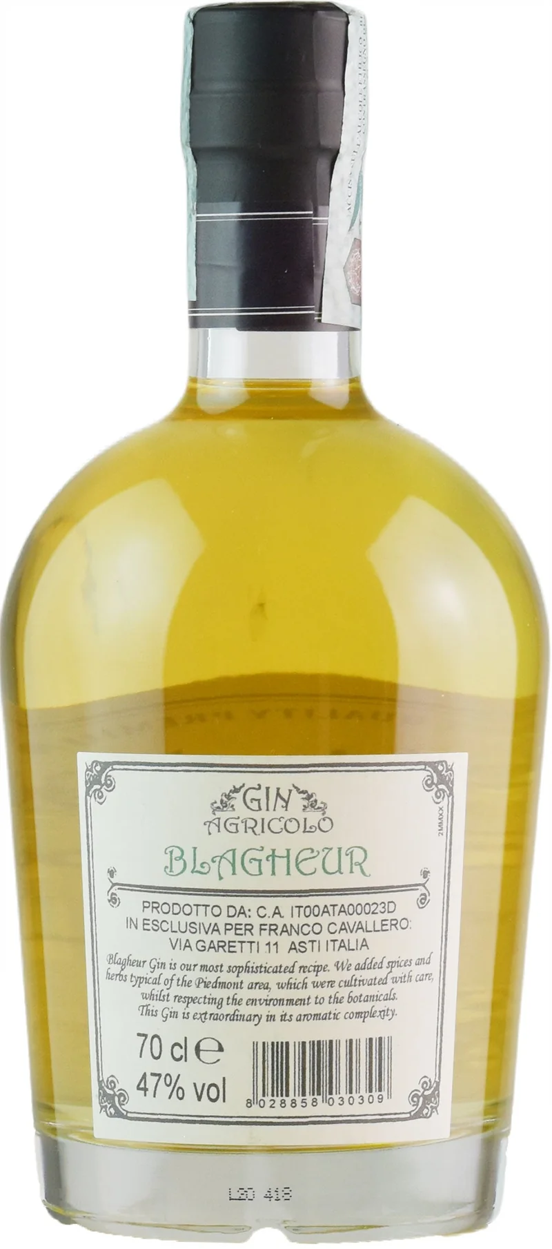 Gin Agricolo Blagheur 0.7L