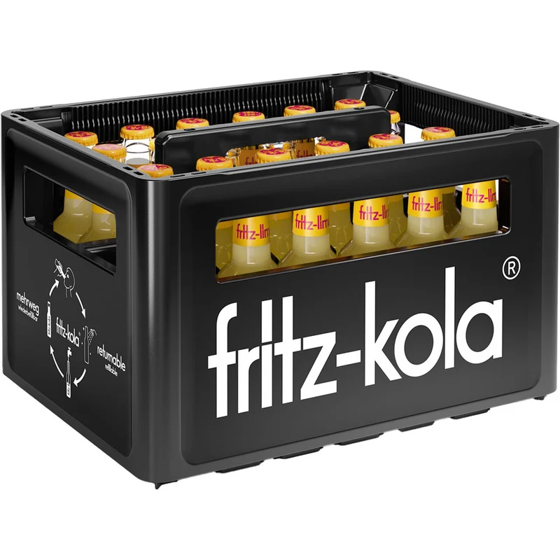 Fritz Limo Zitronen Limonade 24x 0,20 Liter (MEHRWEG)