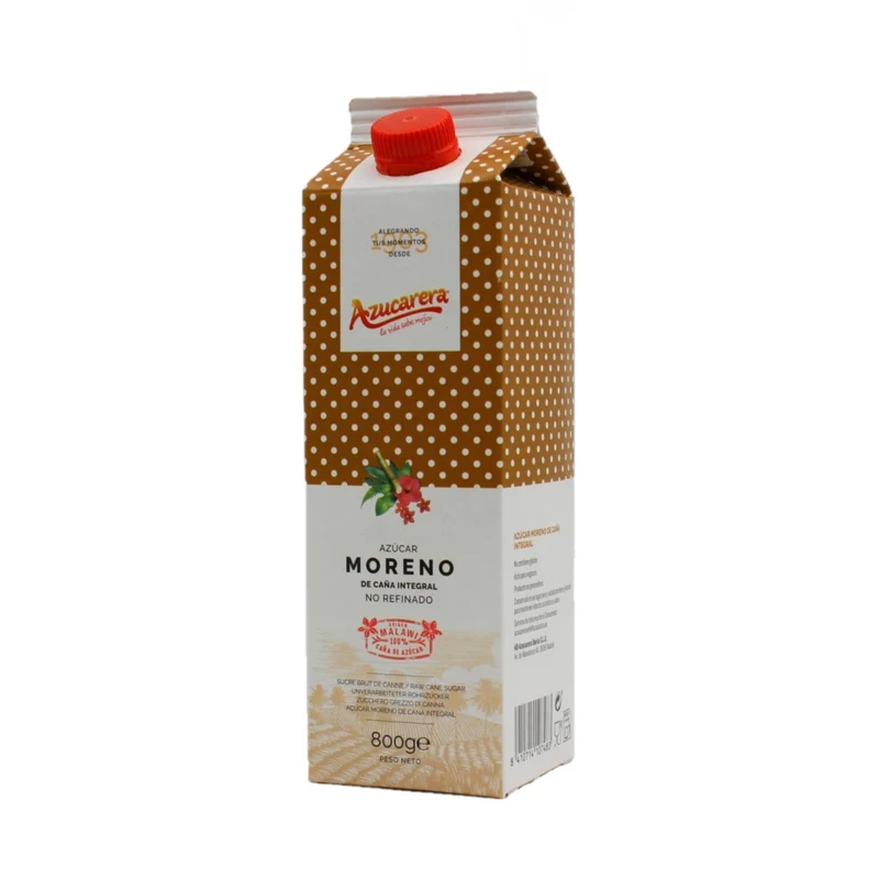 Azucarera Azucar Moreno de Cana integral Unverarbeiteter Rohrzucker 750g