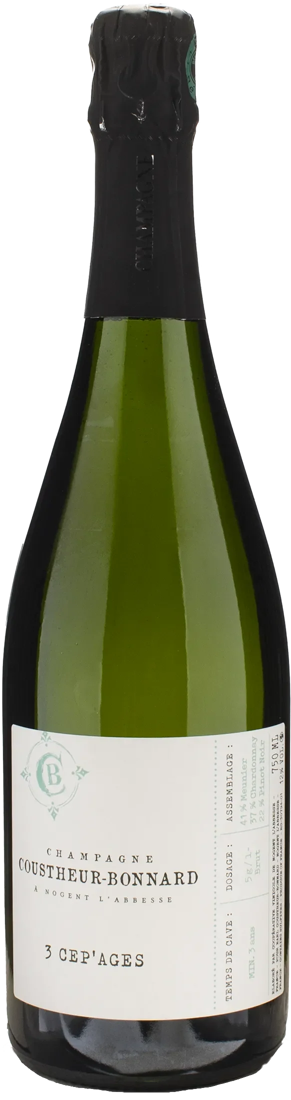 Coustheur Bonnard Champagne 3 CepAges Brut