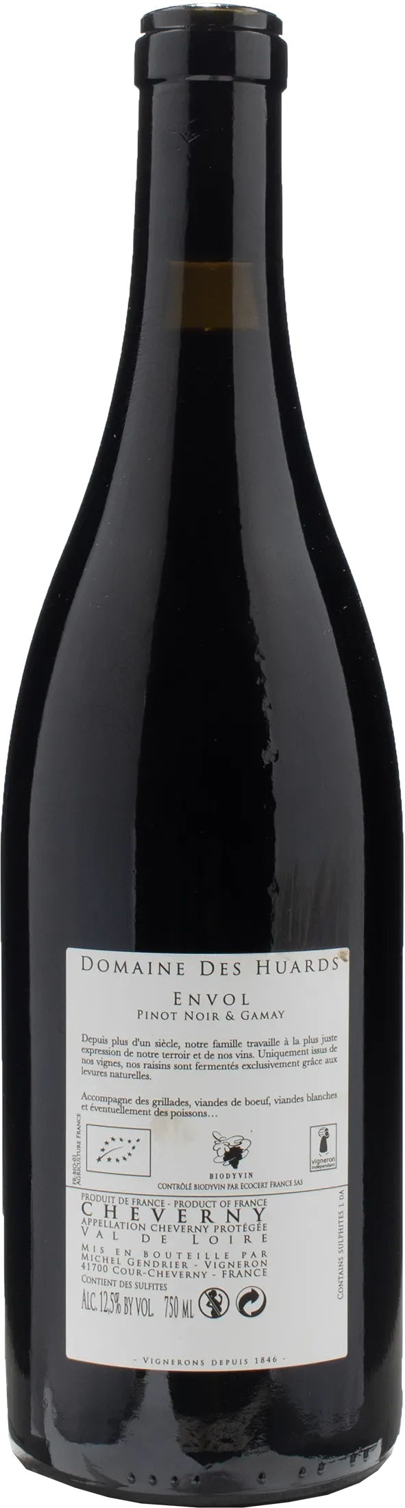 Domaine des Huards Cheverny Rouge Envol 2020