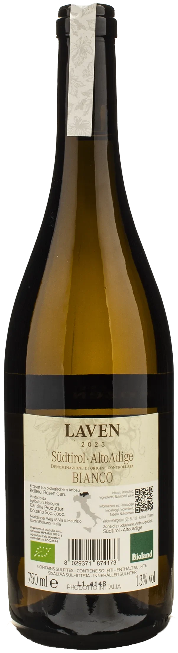Kellerei Bozen Alto Adige Laven 2023