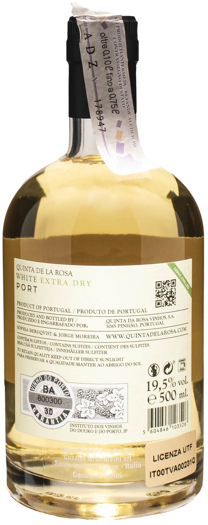 Quinta De La Rosa Porto White Extra Dry Port 0.5L