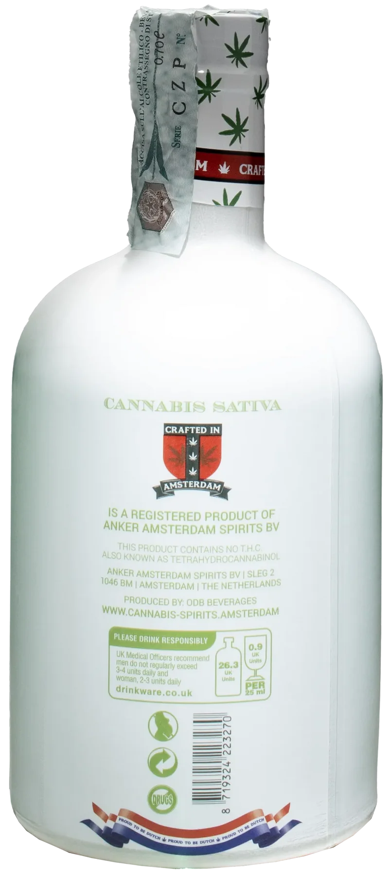 Dutch Windmill Spirits Cannabis Sativa Vodka 0.7L