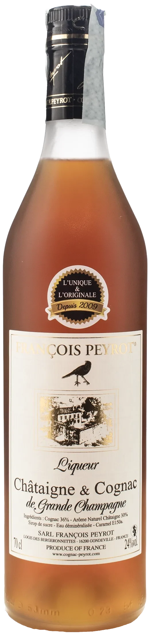 Francois Peyrot Liquer Chataigne & Cognac de Grande Champagne 0.7L