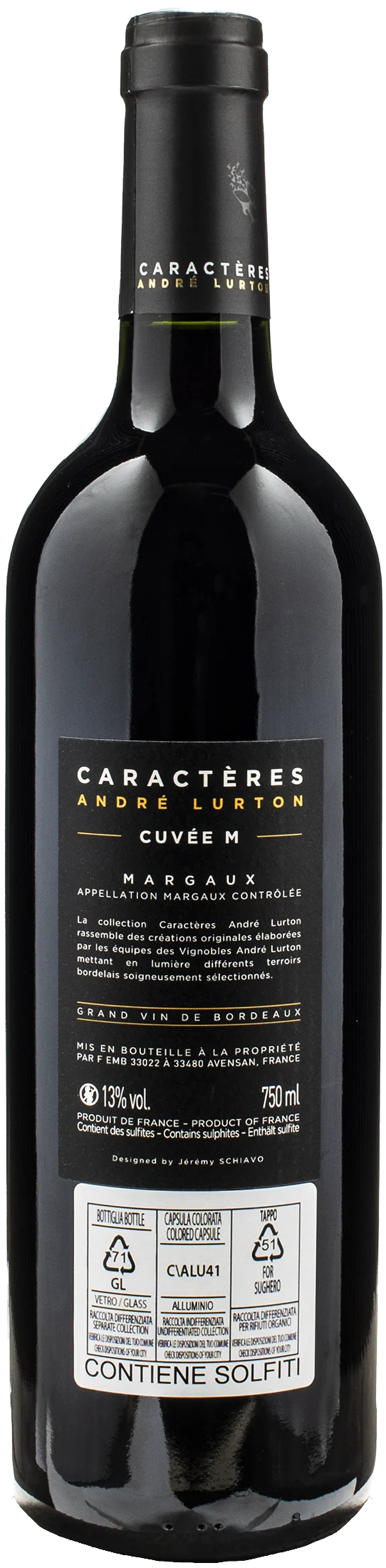 Andre Lurton Cuvee M Margaux Rouge 2017