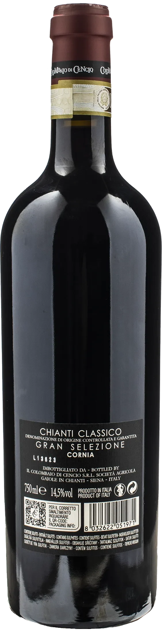 Colombaio di Cencio Chianti Classico Gran Selezione Cornia 2020