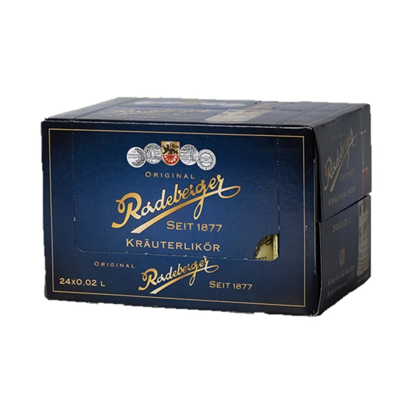 Original Radeberger Kräuterlikör Portionsflaschen 24er Schachtel