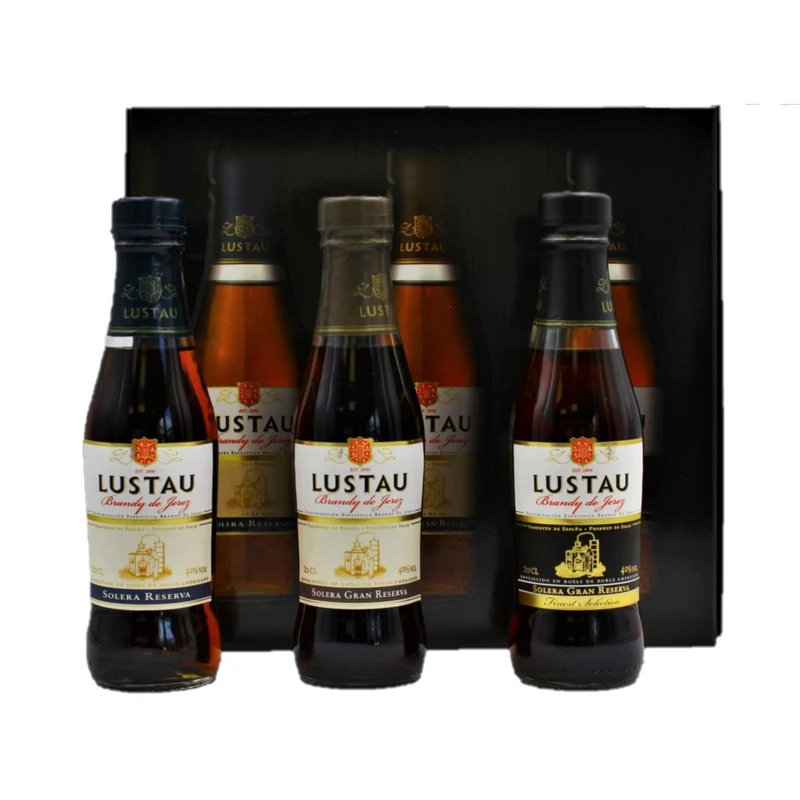 Lustau Brandy Trio Solera 3 x 200ml, 600ml
