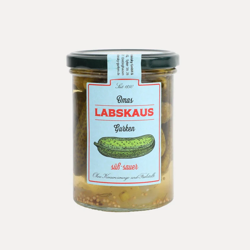 Omas Labskaus-Gurken süß-sauer – 400 g