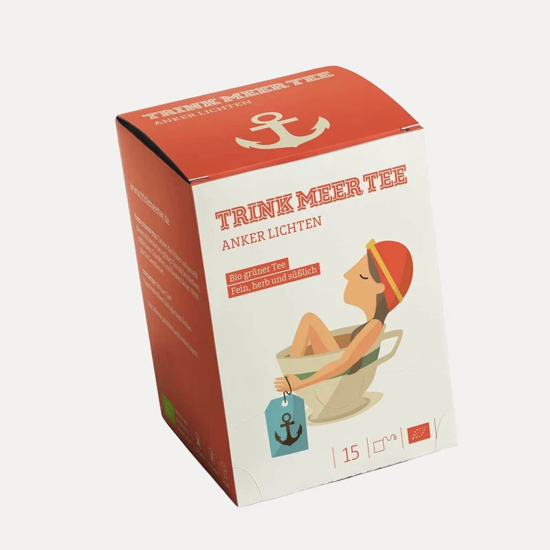 Anker lichten – Bio Grüner Tee – Beutel 15 x 3 g