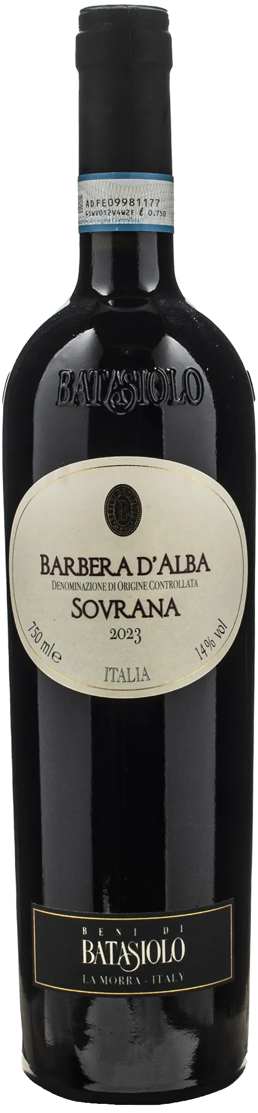 Batasiolo Barbera d'Alba Sovrana 2023