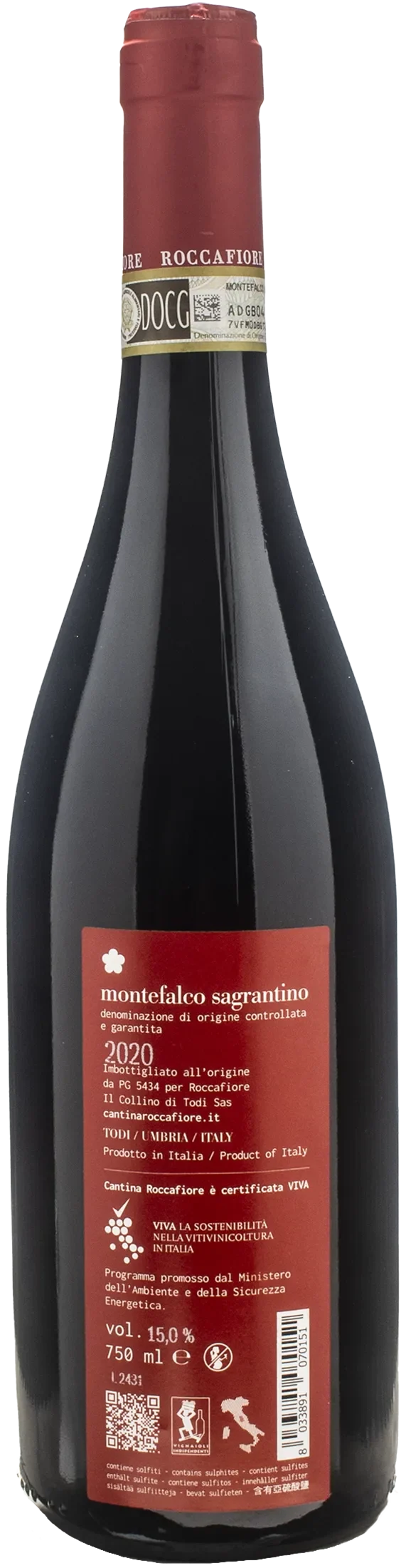 Cantina Roccafiore Montefalco Sagrantino 2020