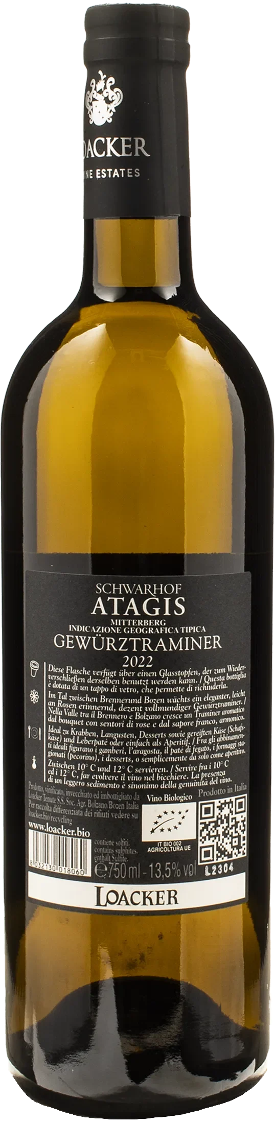 Loacker Gewurztraminer Atagis 2022