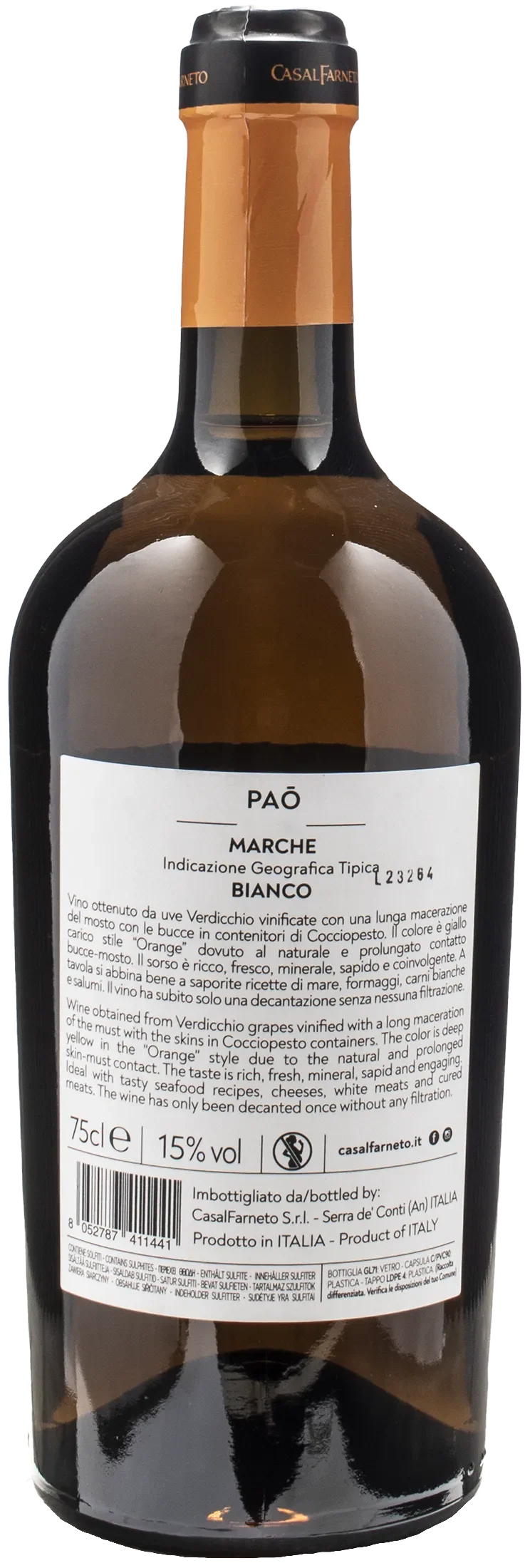 CasalFarneto Marche Bianco Pao 2022