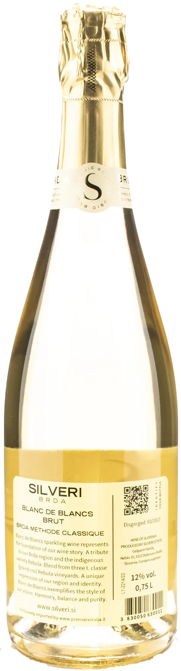 Silveri BRDA Blanc de Blancs Brut Methode Classique