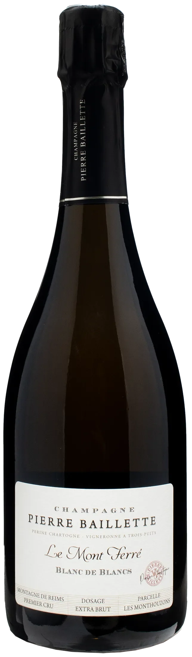 Pierre Baillette Champagne Le Mont Ferre 1er Cru Blanc de Blancs Extra Brut 2019