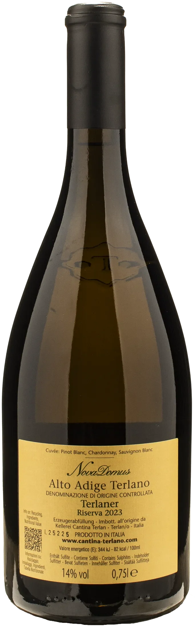 Terlano Terlaner Cuvee Nova Domus Riserva 2023