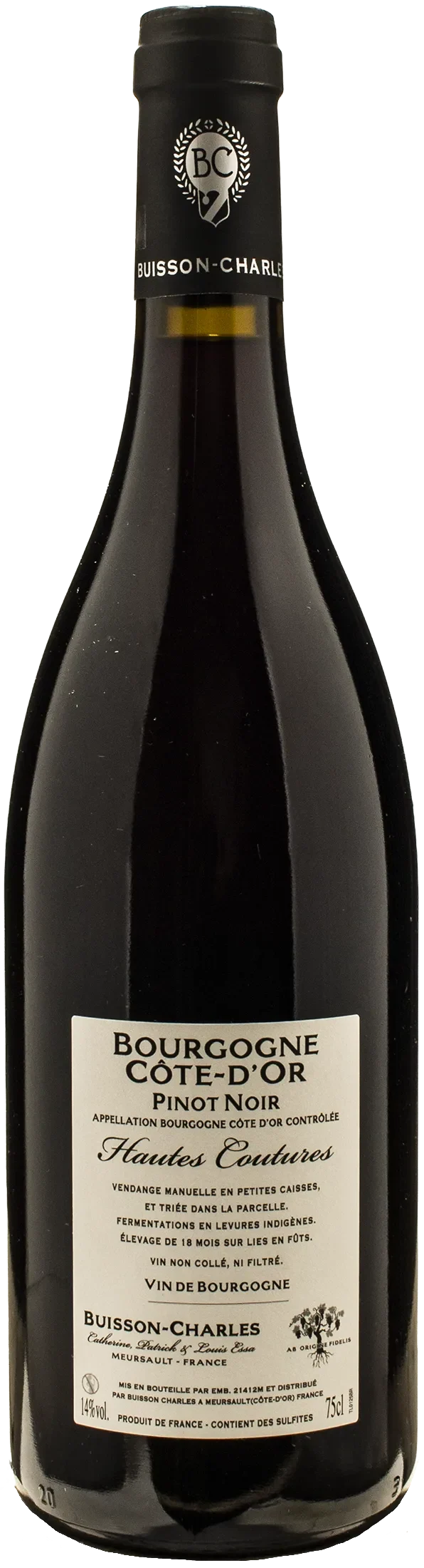 Buisson Charles Bourgogne Cote-D'Or Pinot Noir Hautes Coutures 2023
