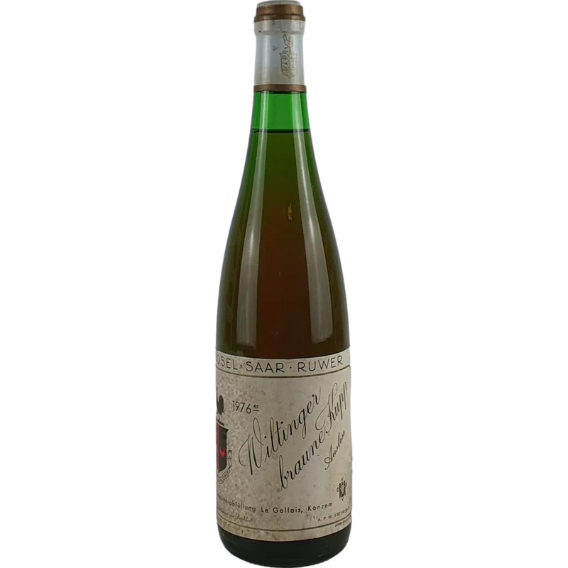 Le Gallais 'Egon Müller zu Scharzhof' - Wiltinger braune Kupp Riesling Auslese 1976 - 0,7l