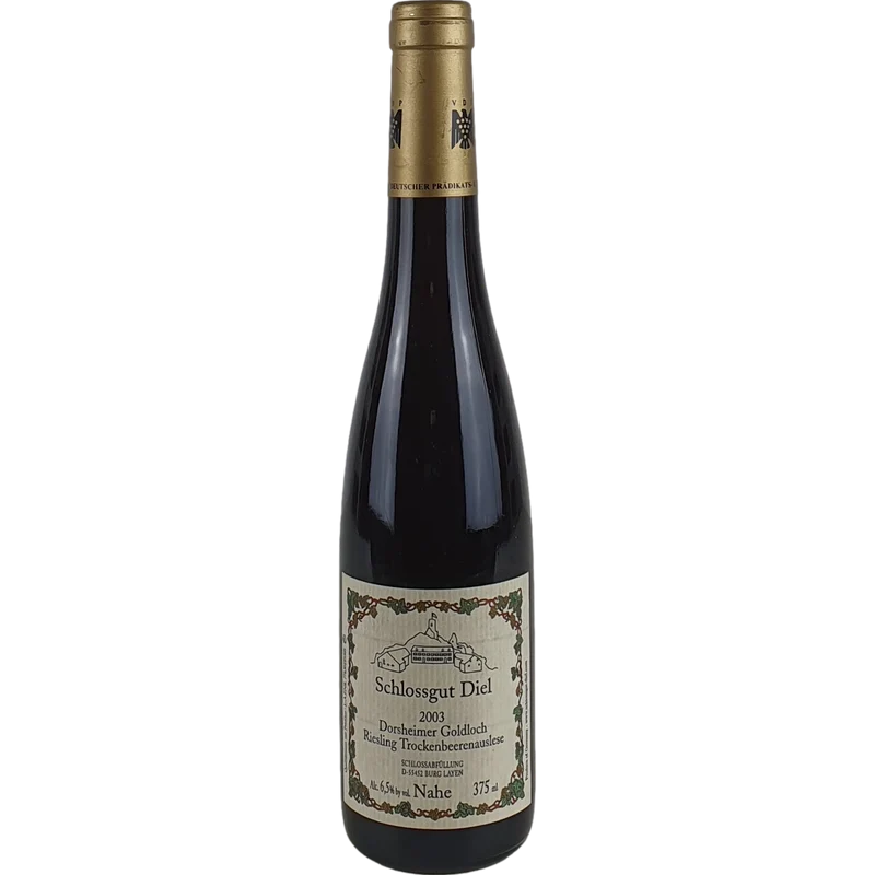 Schlossgut Diel - Dorsheimer Goldloch Riesling Trockenbeerenauslese Goldkapsel 2003 - 0,375l