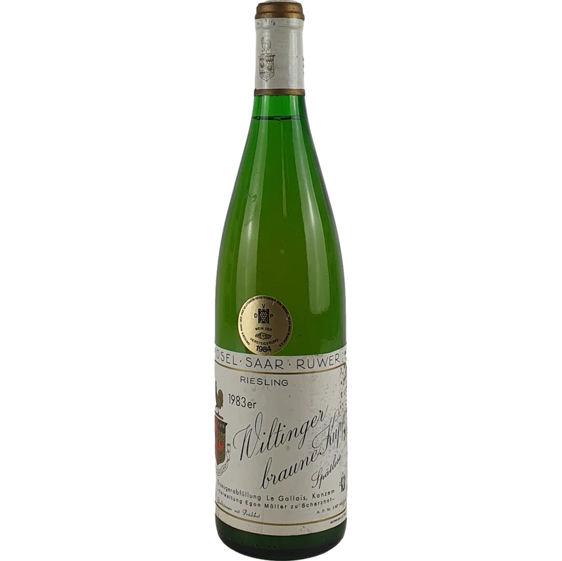 Le Gallais 'Egon Müller zu Scharzhof' - Wiltinger braune Kupp Riesling Spätlese Versteigerung 1983 - 0,75l