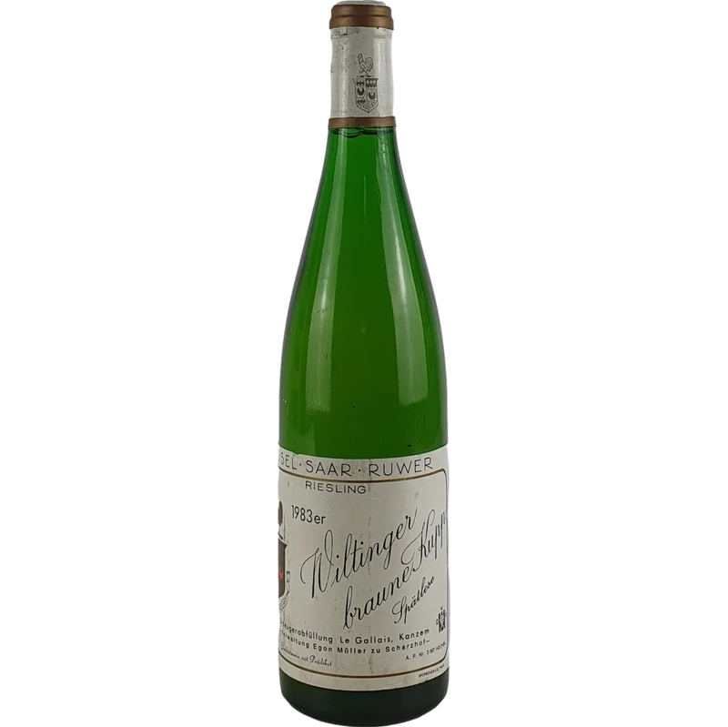 Le Gallais 'Egon Müller zu Scharzhof' - Wiltinger braune Kupp Riesling Spätlese 1983 - 0,75l