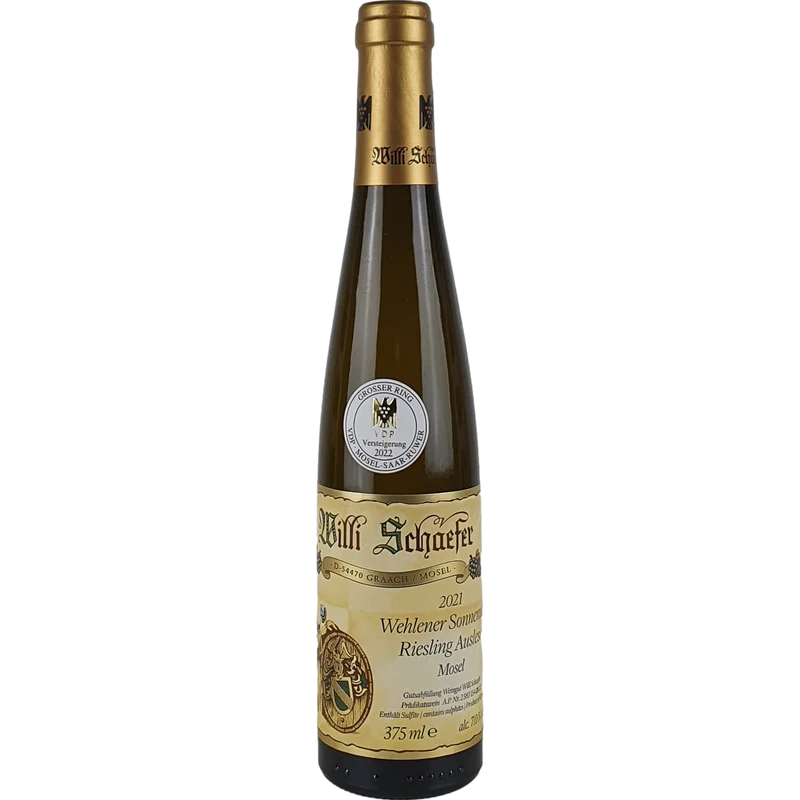 Willi Schaefer Wehlener Sonnenuhr Riesling Auslese Goldkapsel Versteigerung 2021 - 0,375l