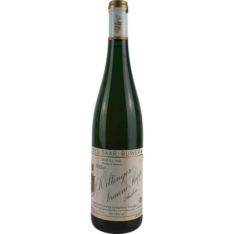 Le Gallais 'Egon Müller zu Scharzhof' Wiltinger braune Kupp Riesling Auslese 1988 - 0,75l