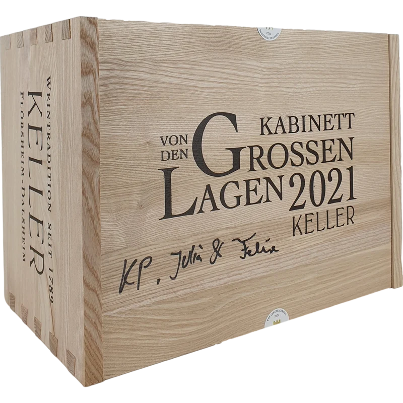 Klaus Peter Keller Kabinett-Kiste von den Grossen Lagen Riesling Versteigerung 2021 - 6*0,75l OWC