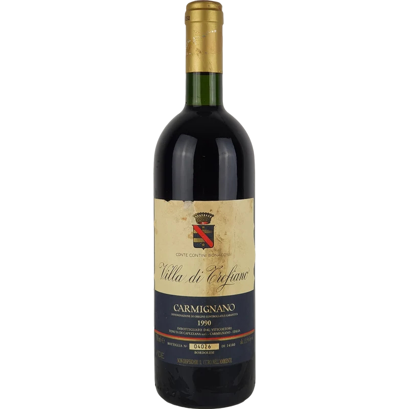 Capezzana Villa Trefiano 1990 - 0,75l