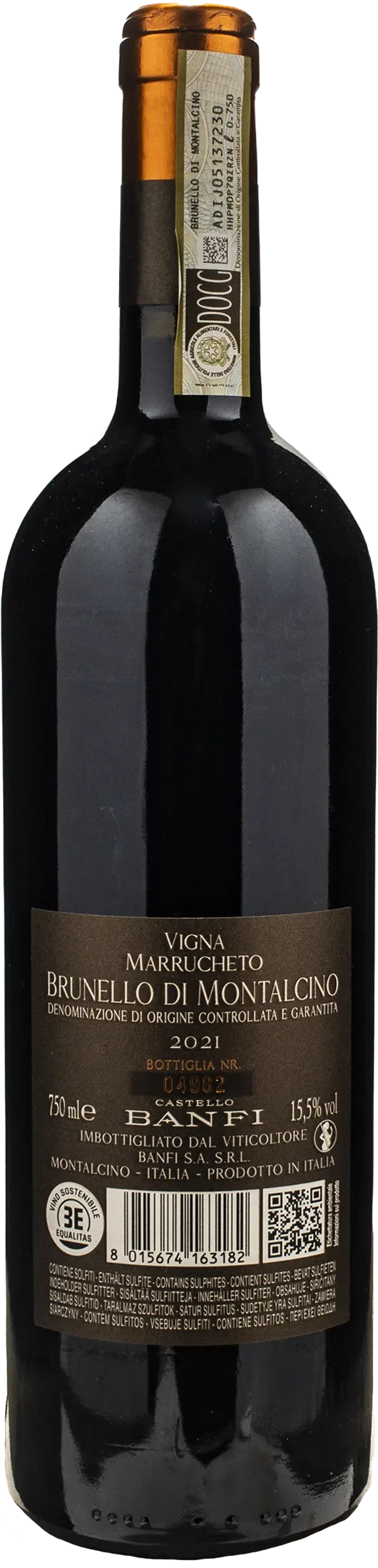Castello Banfi Brunello di Montalcino Vigna Marrucheto 2021