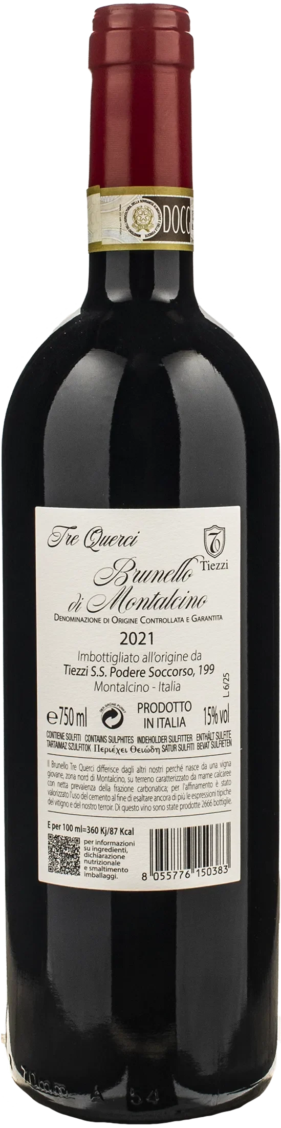 Enzo Tiezzi Brunello di Montalcino Tre Querci 2021