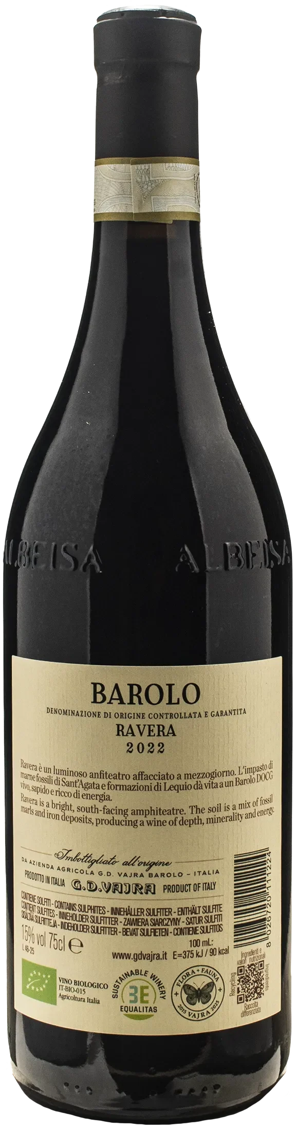 Vajra G.D. Barolo Ravera 2022