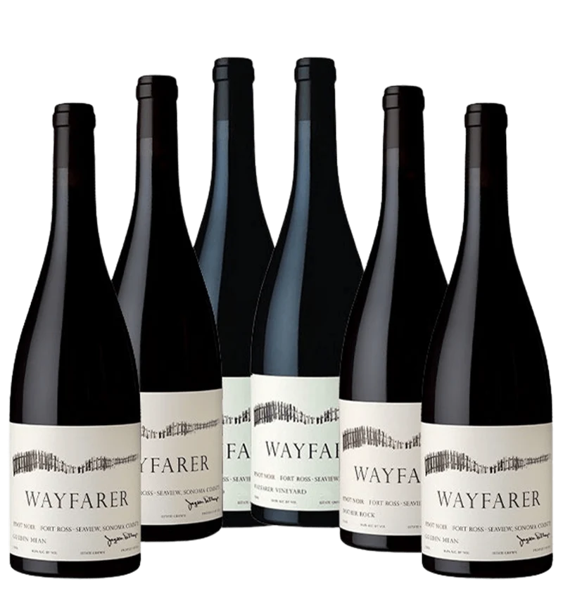 Wayfarer Estate Fort Ross-Seaview Pinot Noir 2016-2019 Special Library Vertical 6-pack-Limited Release