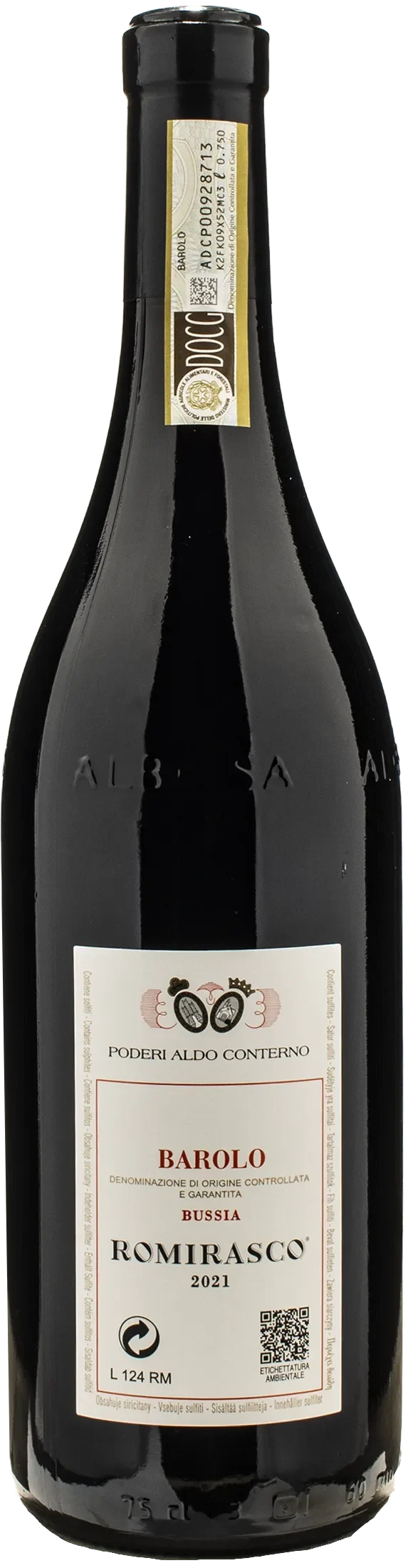 Aldo Conterno Barolo Bussia Romirasco 2021