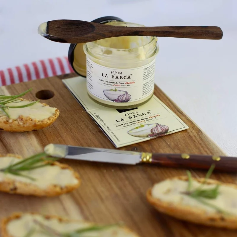 Aioli Sauce mit geräuchertem Olivenöl 120ml
