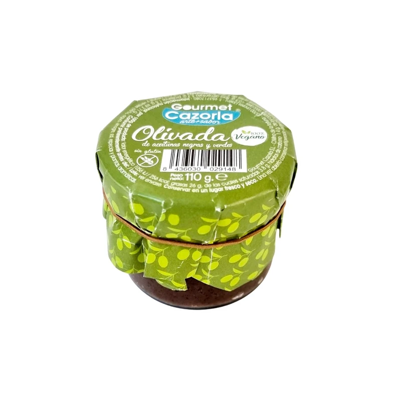 Schwarzen und Grünen Oliven Tapenade 100g
