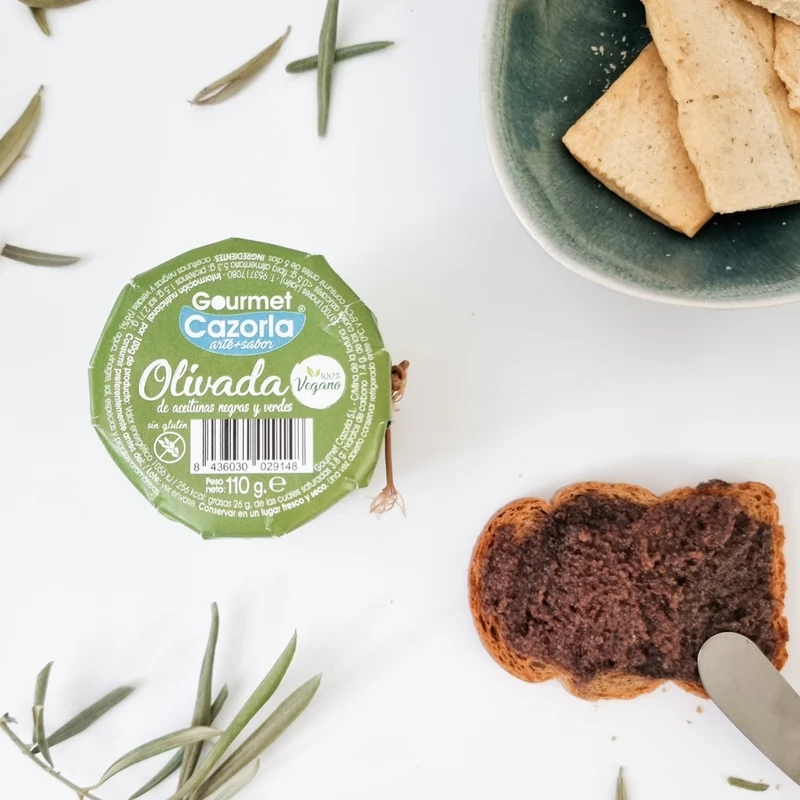 Schwarzen und Grünen Oliven Tapenade 100g