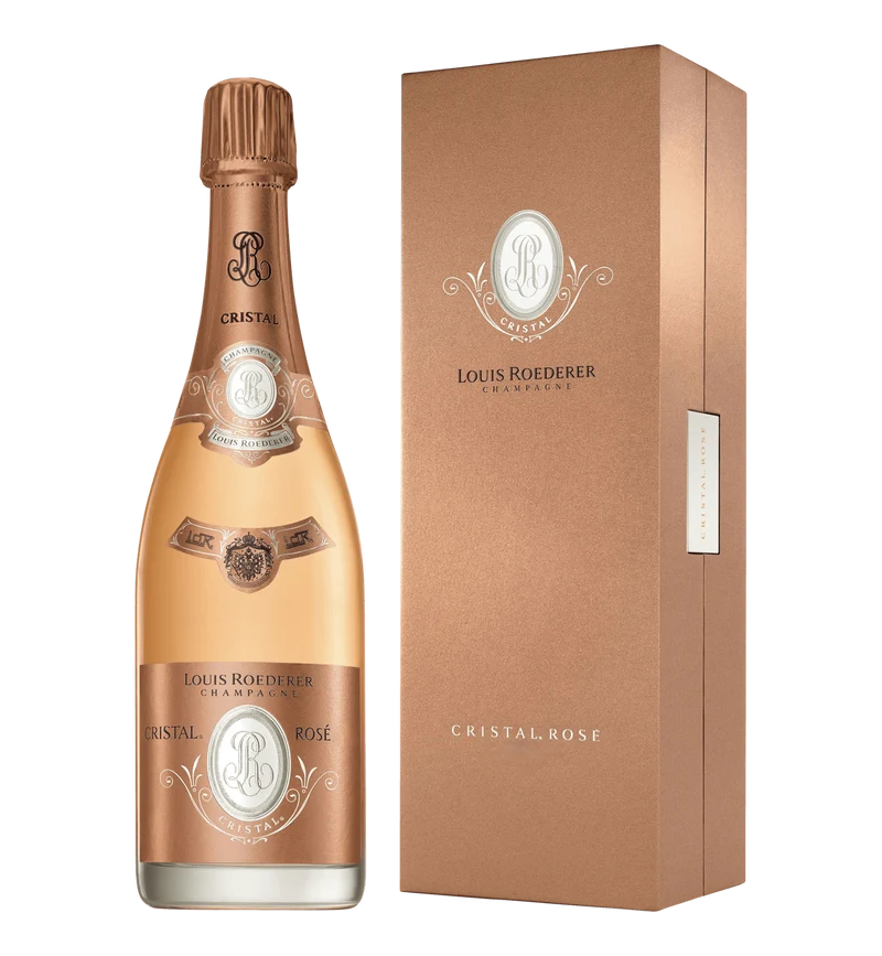 Louis Roederer Cristal Rosé 2009 i gaveæske