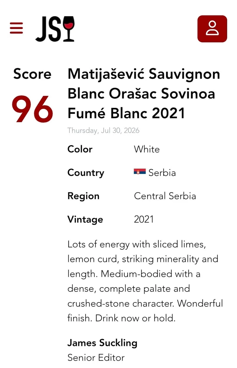 Matijašević SoviNoa Fumé Blanc 2021