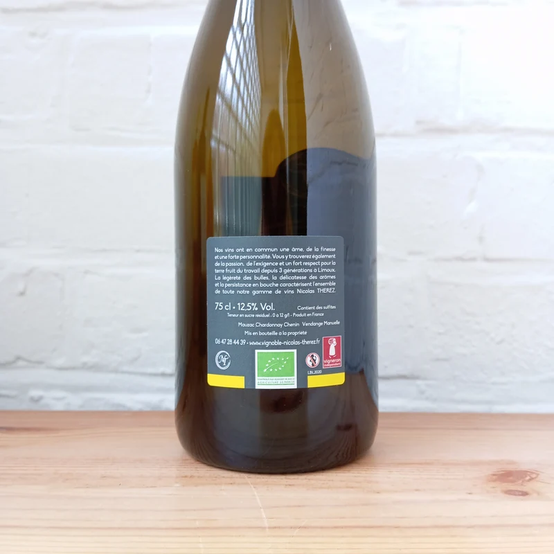 Schaumwein - Brut - Nature Tradition - N. Therez - AOP Blanquette de Limoux