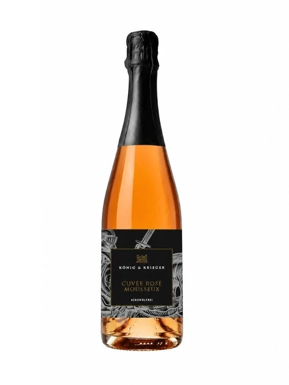 König & Krieger - Cuvée Rosé Mousseux - alkoholfreier Sekt-Genuss